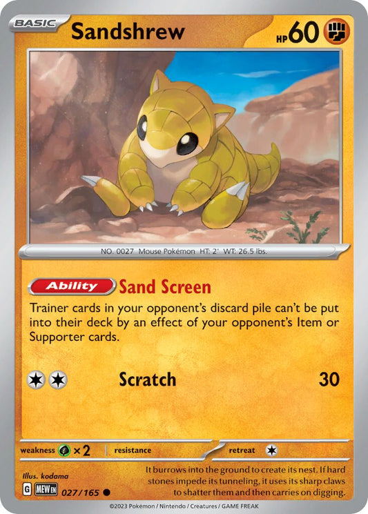 Sandshrew [Reverse Holo] #27