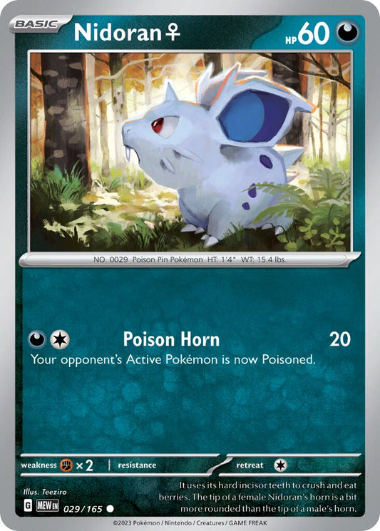 Nidoran [Reverse Holo] #29