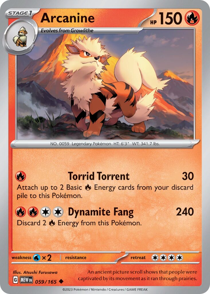 Arcanine [Reverse Holo] #59