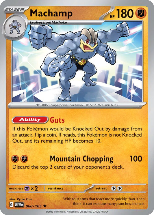 Machamp [Reverse Holo] #68