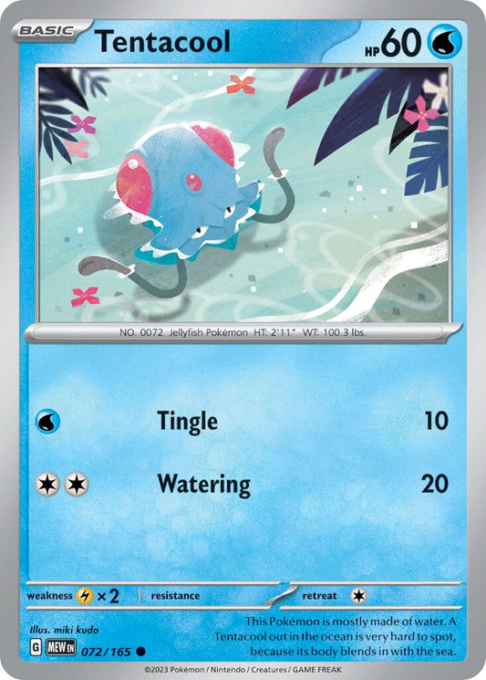 Tentacool [Reverse Holo] #72