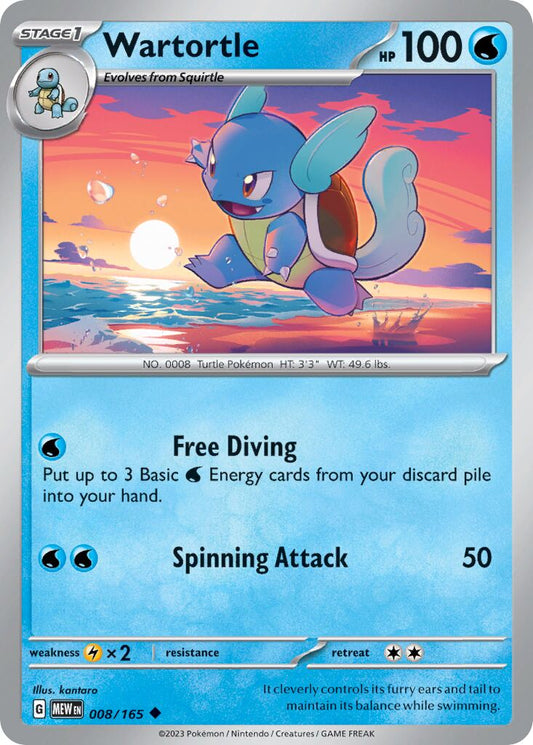 Wartortle [Reverse Holo] #8