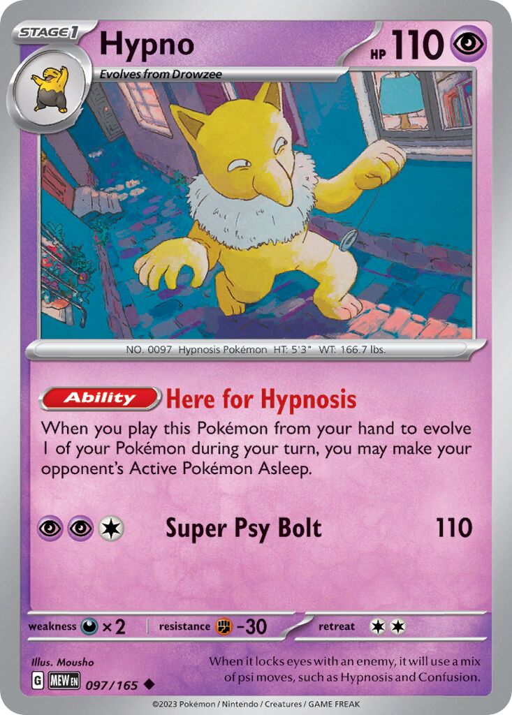 Hypno [Reverse Holo] #97