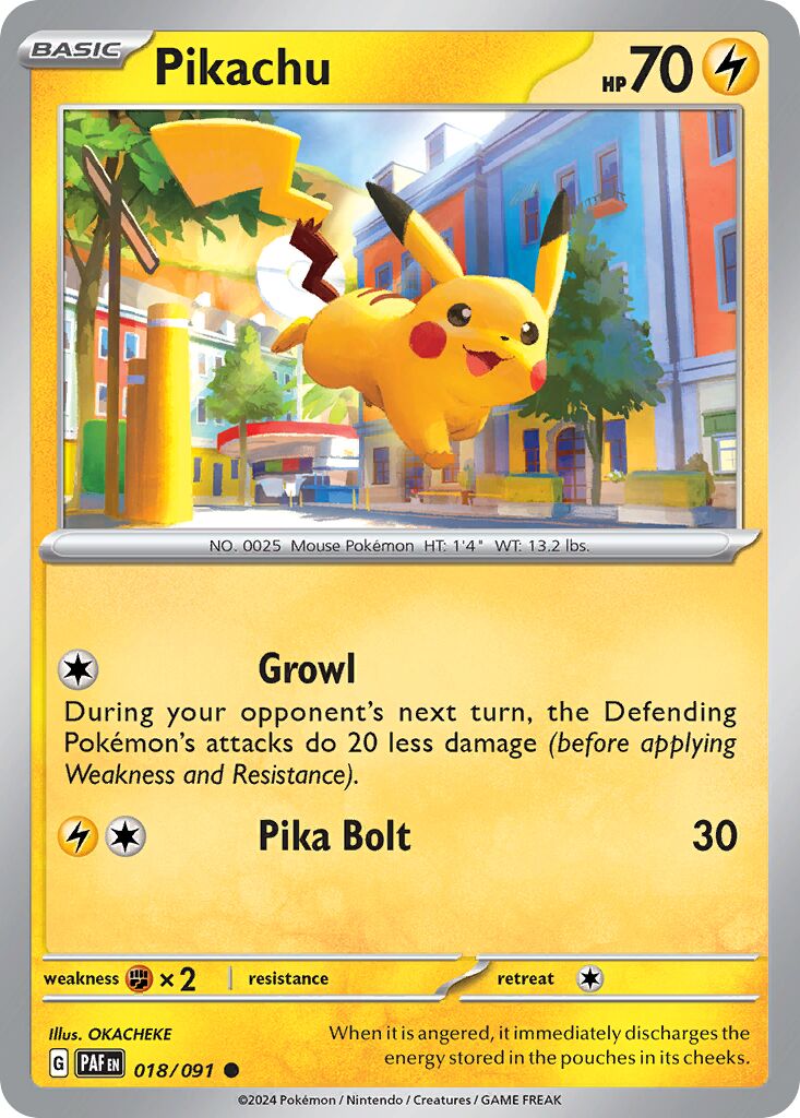 Pikachu [Reverse Holo] #18