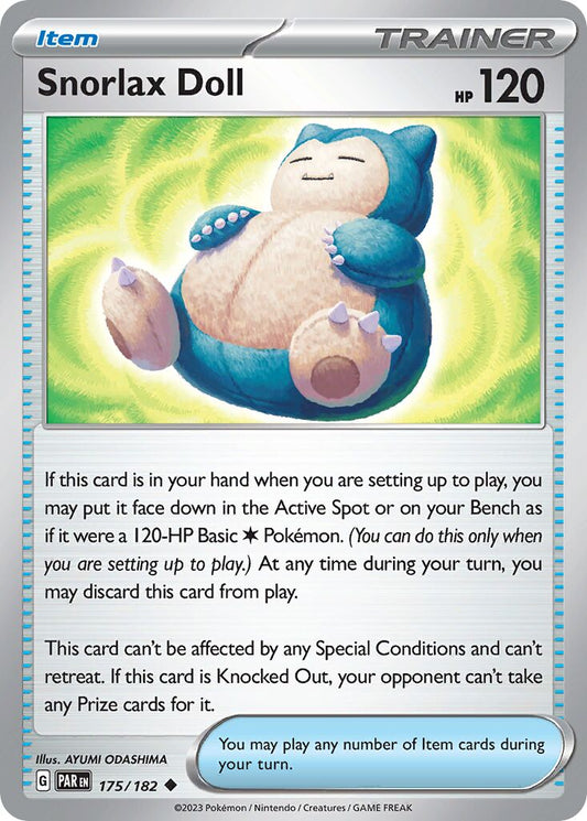 Snorlax Doll [Reverse Holo] #175