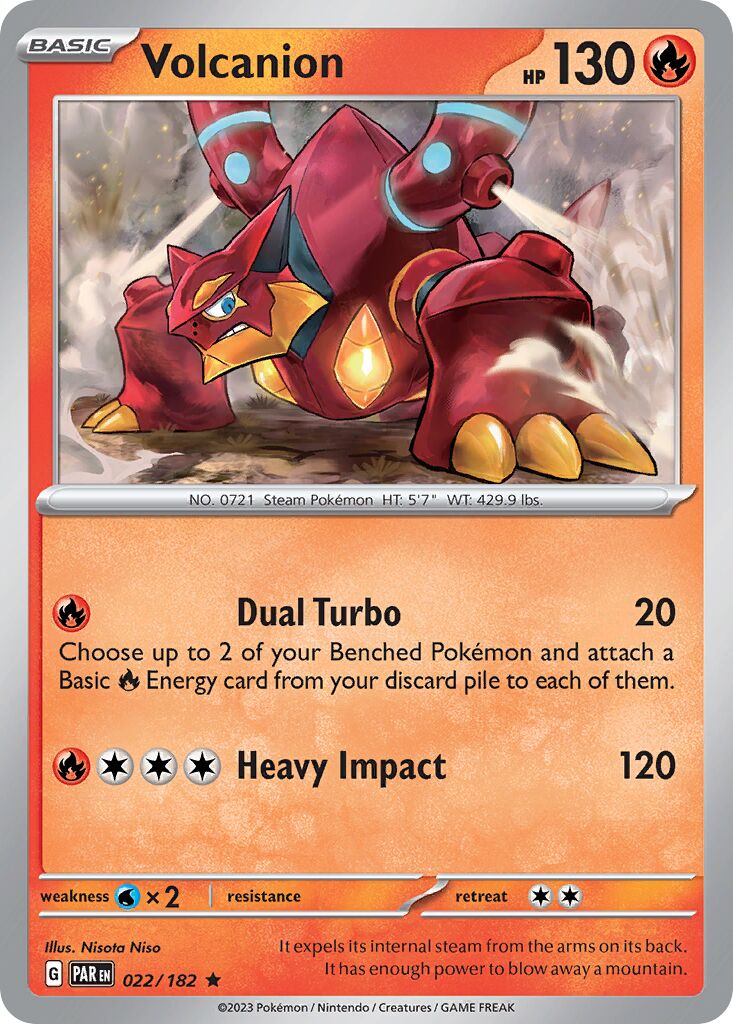 Volcanion [Reverse Holo] #22