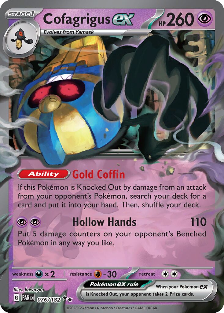Cofagrigus ex [Holo] #76