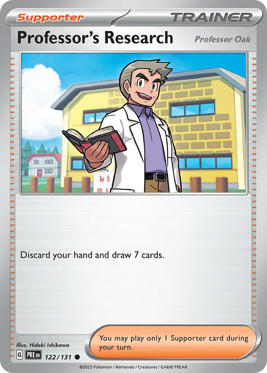 Professor's Research: Professor Oak [Reverse] #122