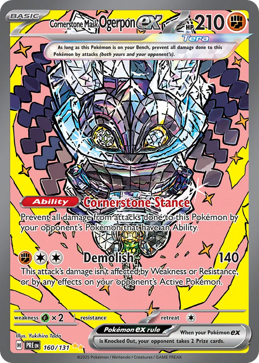 Cornerstone Mask Ogerpon ex #160