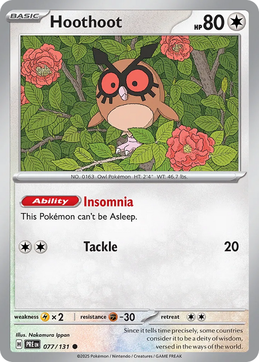 Hoothoot [Reverse] #77