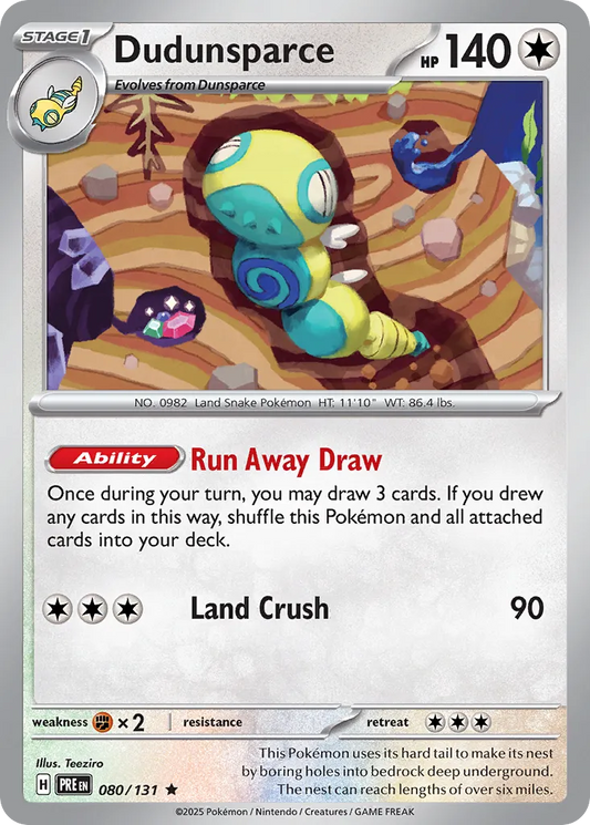 Dudunsparce [Reverse] #80