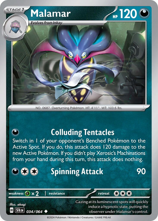 Malamar [Reverse Holo] #34