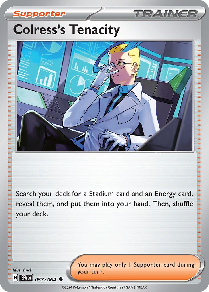 Colress's Tenacity [Reverse Holo] #57