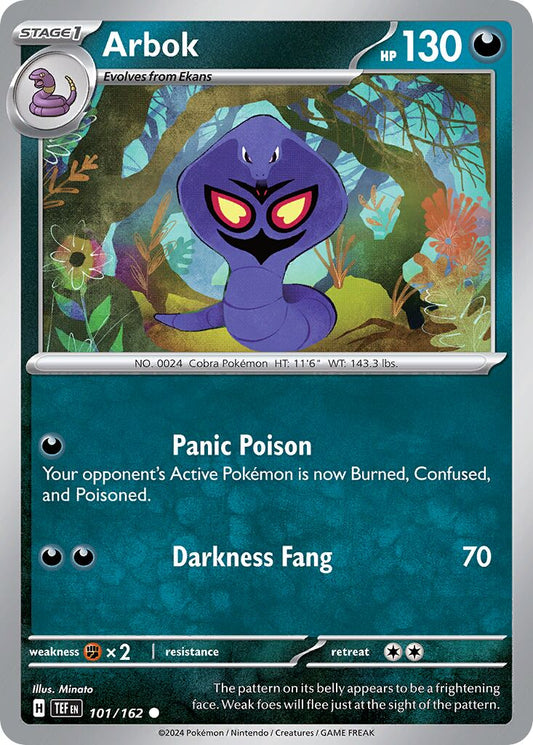 Arbok [Reverse Holo] #101