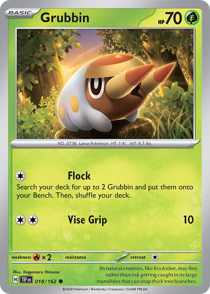 Grubbin [Reverse Holo] #18