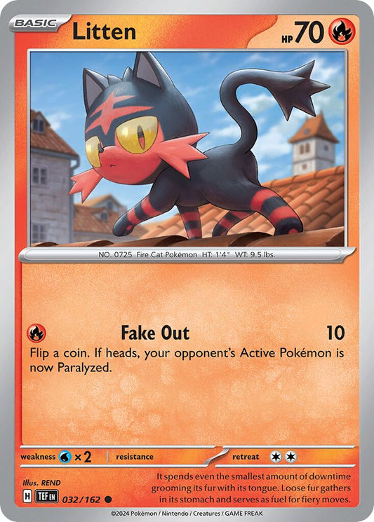 Litten [Reverse Holo] #32
