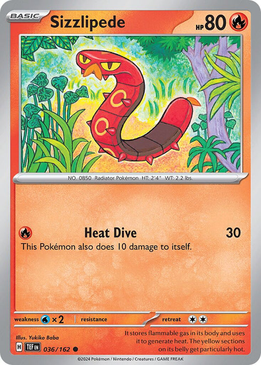 Sizzlipede [Reverse Holo] #36
