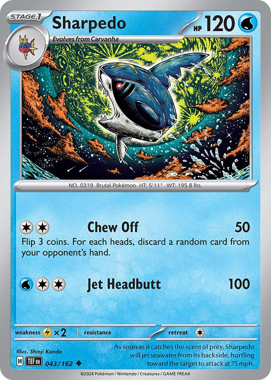 Sharpedo [Reverse Holo] #43