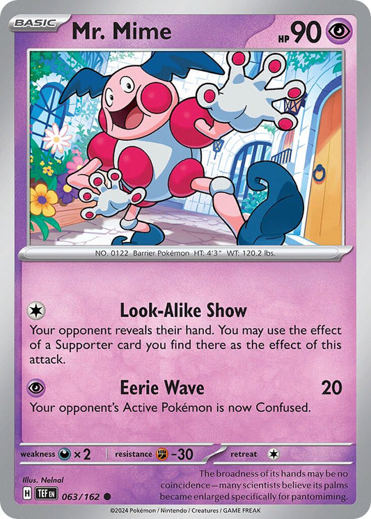 Mr. Mime [Reverse Holo] #63