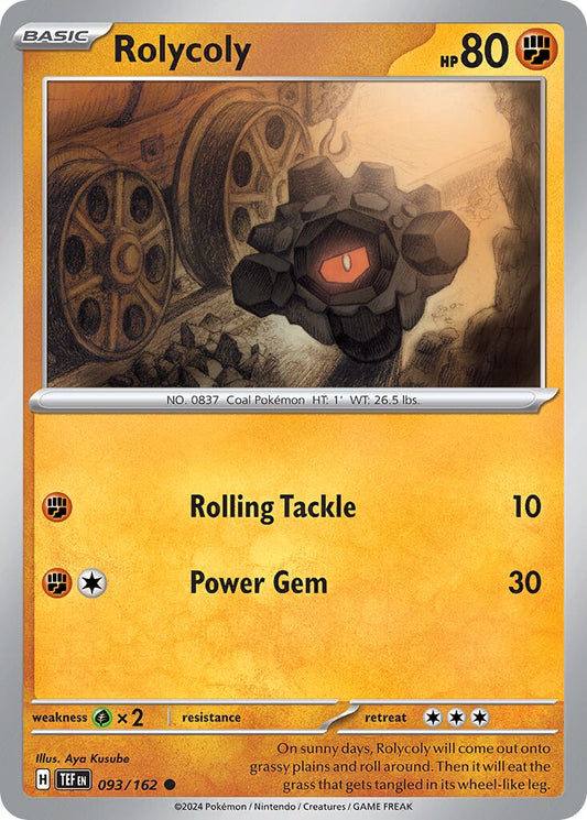 Rolycoly [Reverse Holo] #93