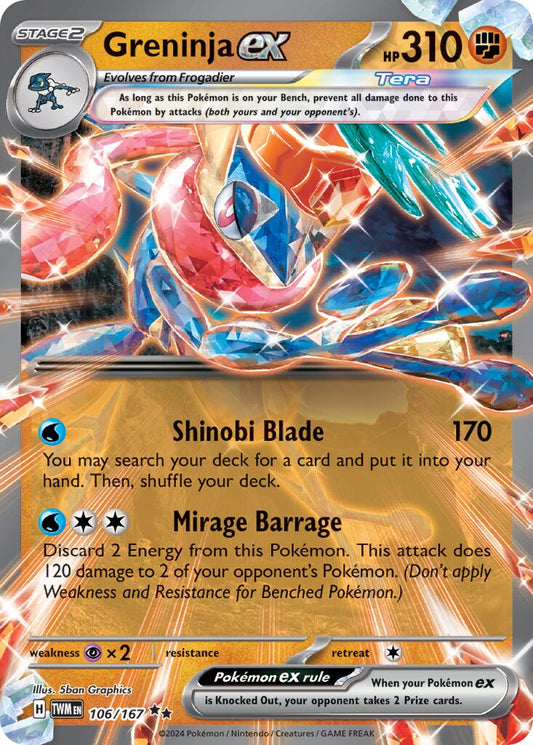 Greninja ex #106
