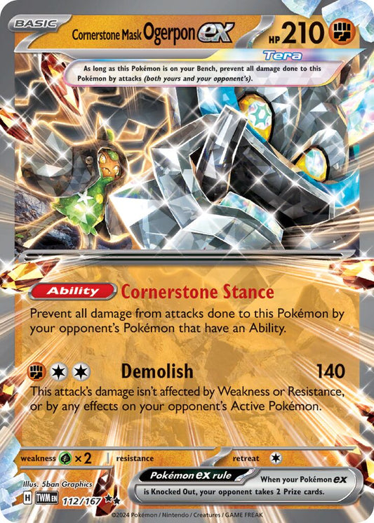 Cornerstone Mask Ogerpon ex #112