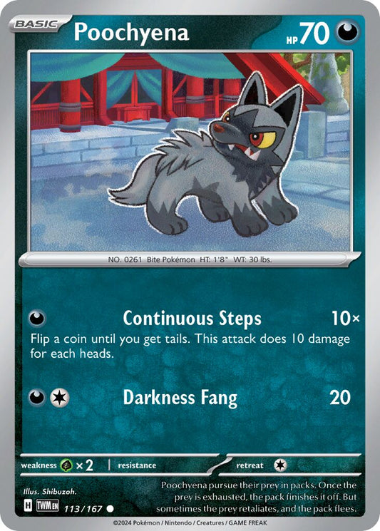 Poochyena [Reverse Holo] #113