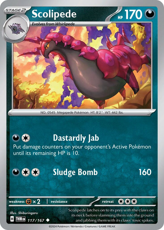Scolipede [Reverse Holo] #117