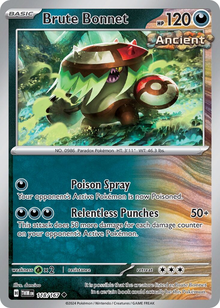 Brute Bonnet [Reverse Holo] #118