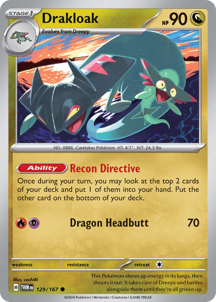 Drakloak [Reverse Holo] #129