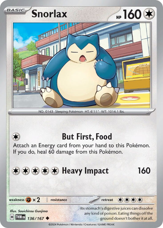 Snorlax [Reverse Holo] #136