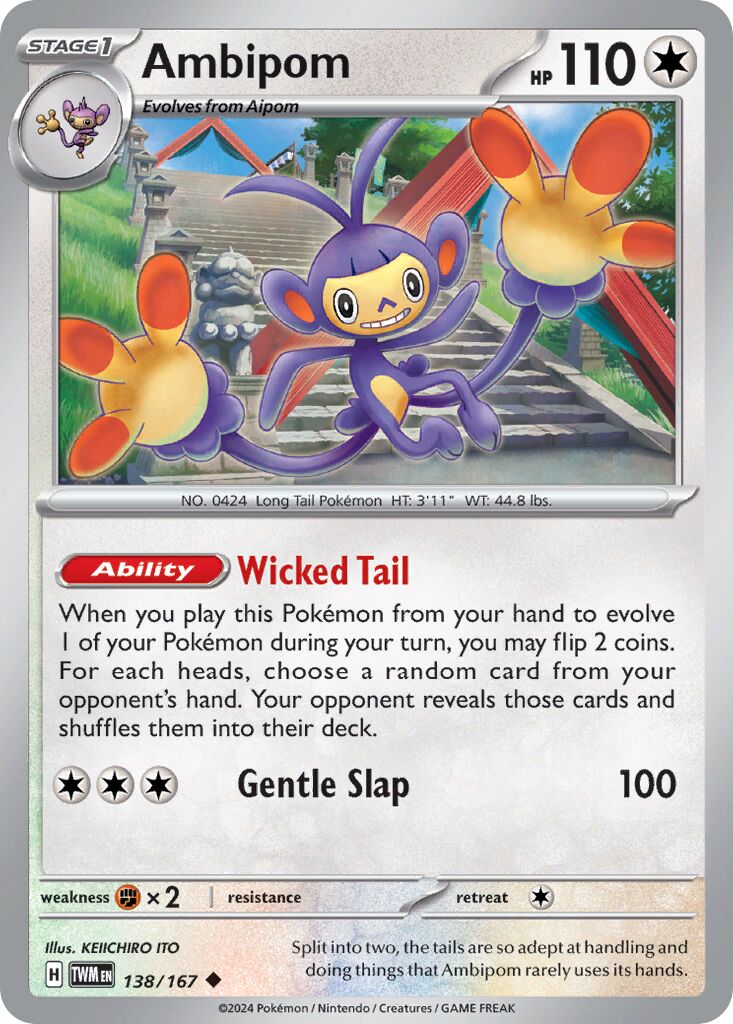 Ambipom [Reverse Holo] #138