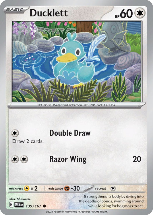 Ducklett [Reverse Holo] #139