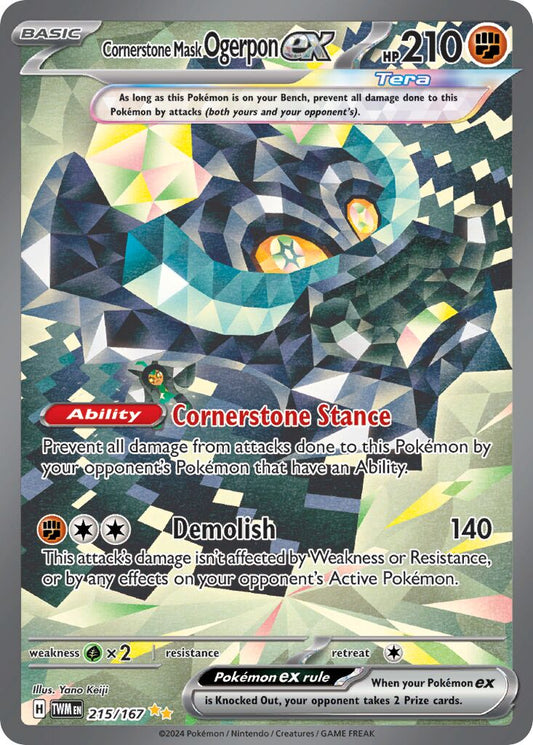 Cornerstone Mask Ogerpon ex #215