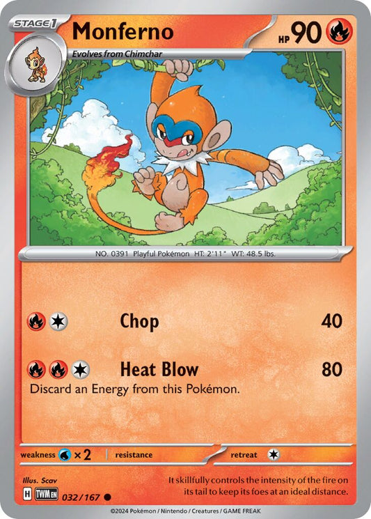Monferno [Reverse Holo] #32