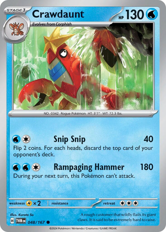 Crawdaunt [Reverse Holo] #48