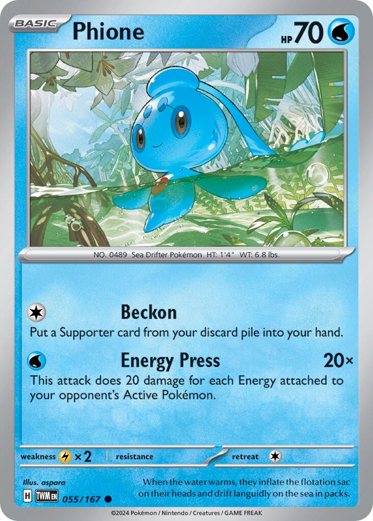 Phione [Reverse Holo] #55