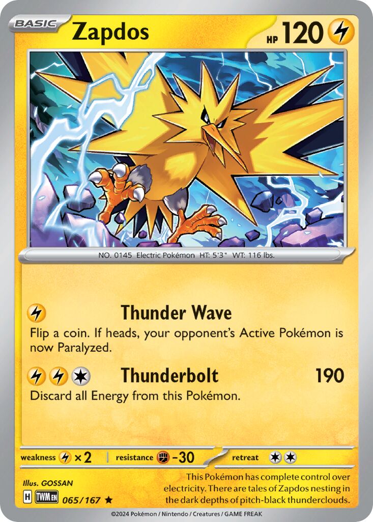 Zapdos [Reverse Holo] #65