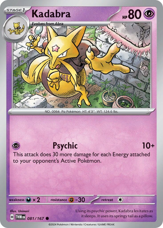 Kadabra [Reverse Holo] #81