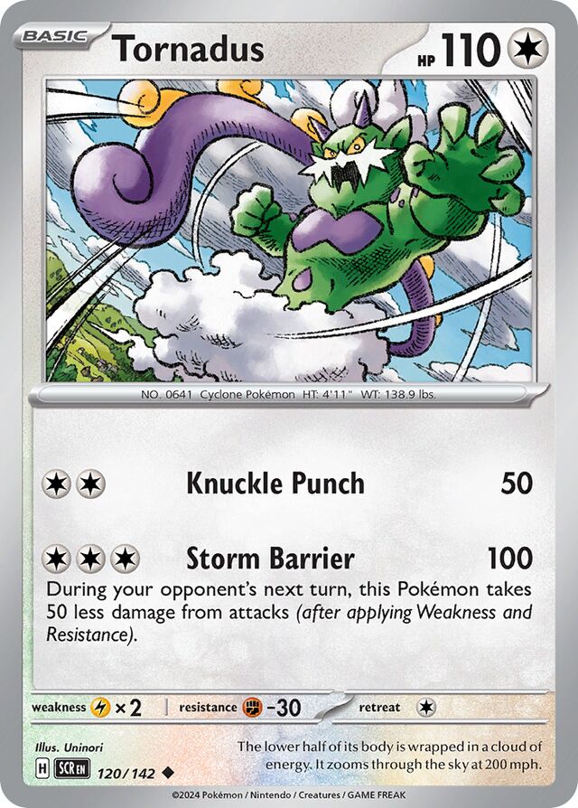 Tornadus [Reverse Holo] #120