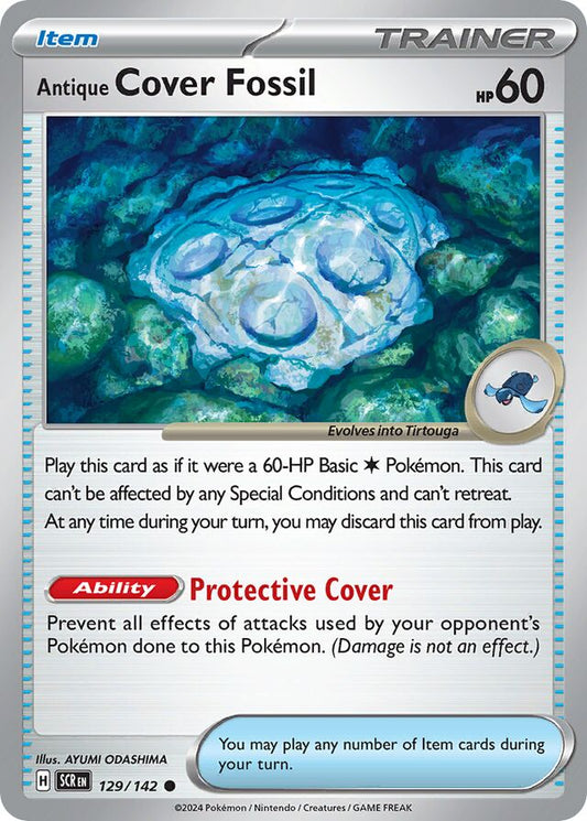 Antique Cover Fossil [Reverse Holo] #129