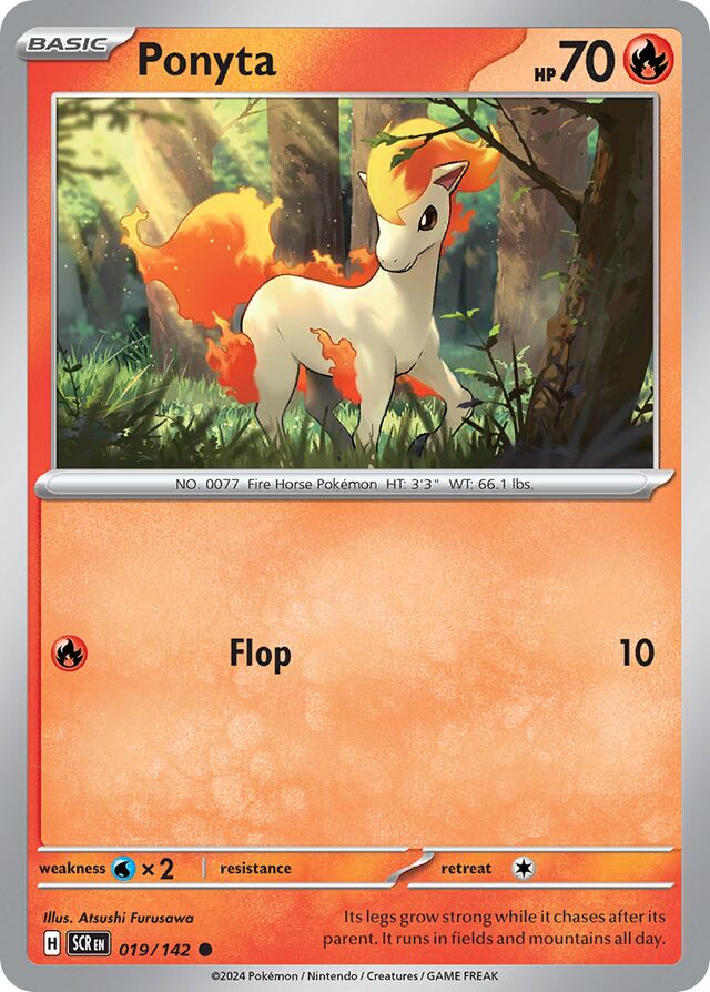 Ponyta [Reverse Holo] #19