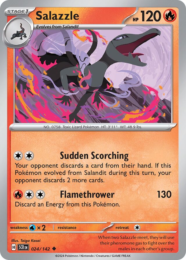 Salazzle [Reverse Holo] #24