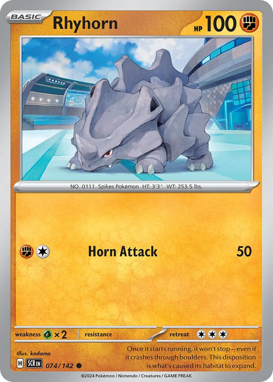 Rhyhorn [Reverse Holo] #74