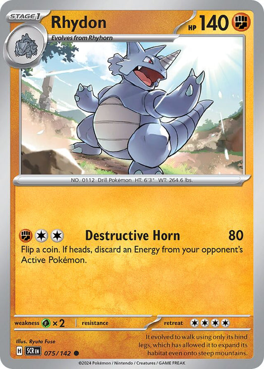 Rhydon [Reverse Holo] #75