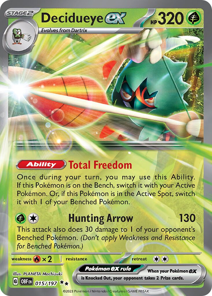 Decidueye ex #15