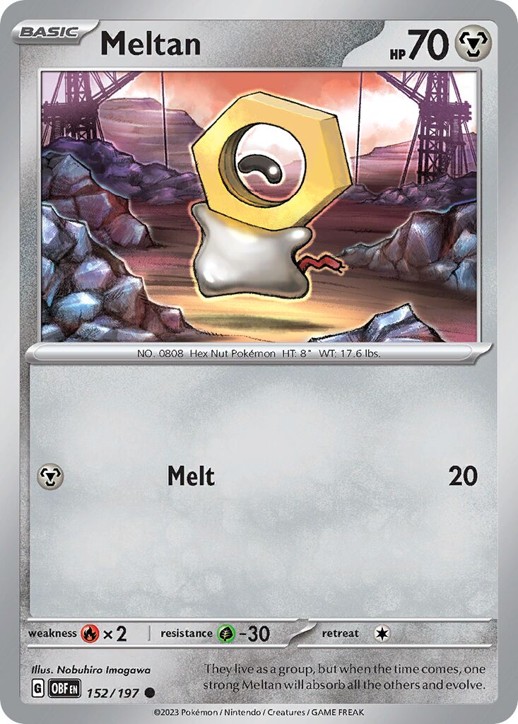 Meltan [Reverse Holo] #152