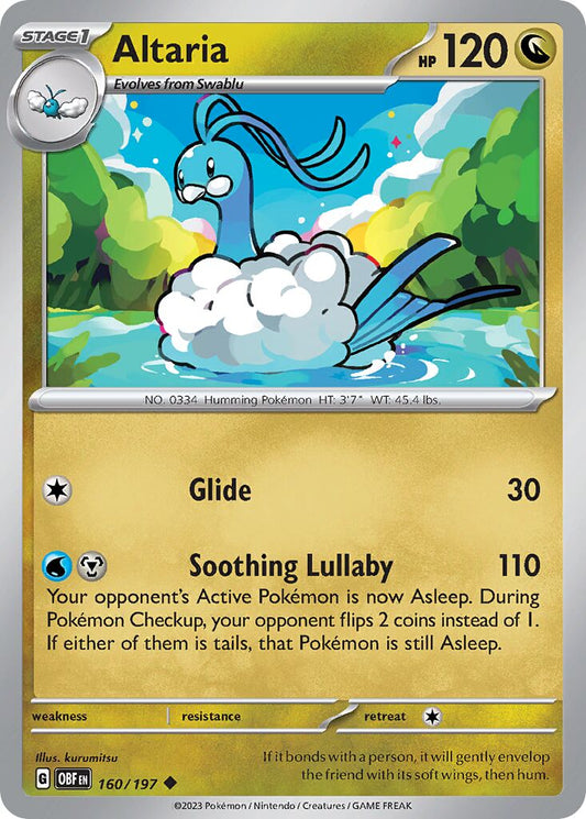 Altaria [Reverse Holo] #160