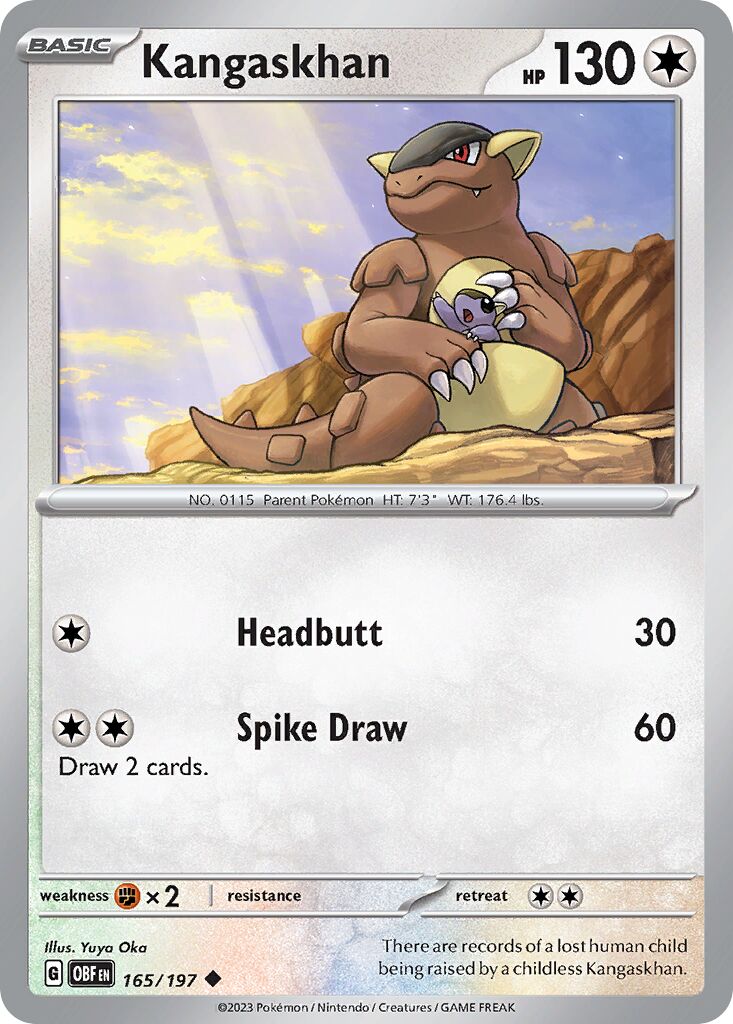 Kangaskhan [Reverse Holo] #165