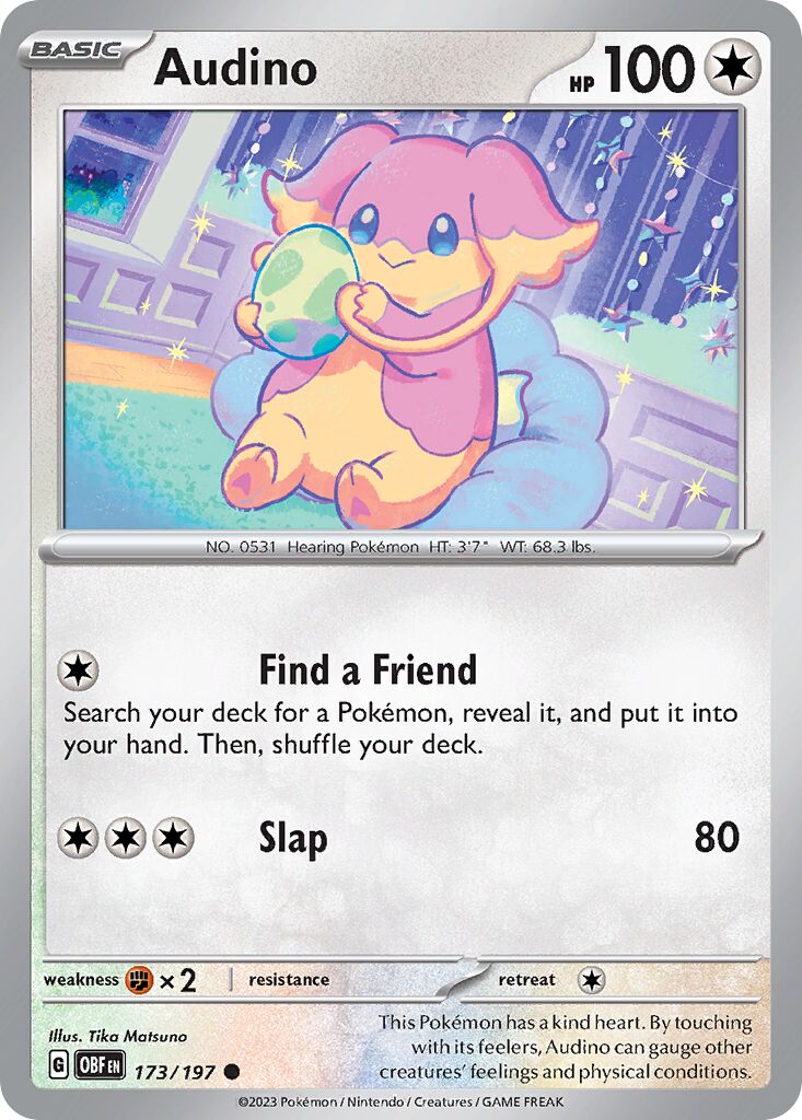 Audino [Reverse Holo] #173